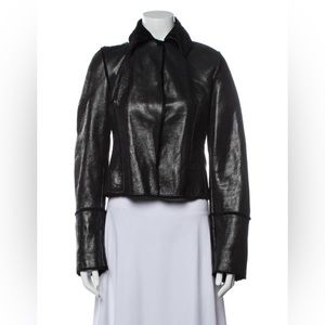 Dolce & Gabbana Leather Biker Jacket